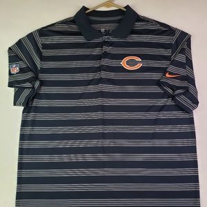 chicago bears golf polo shirt